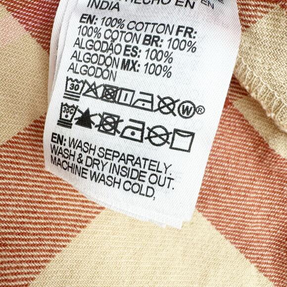 Roxy Let It Go Flannel Long Sleeve Button Up Shirt Boyfriend Fit Size XS NWT - Picture 10 of 12